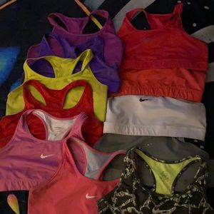 Nike pro sports bras